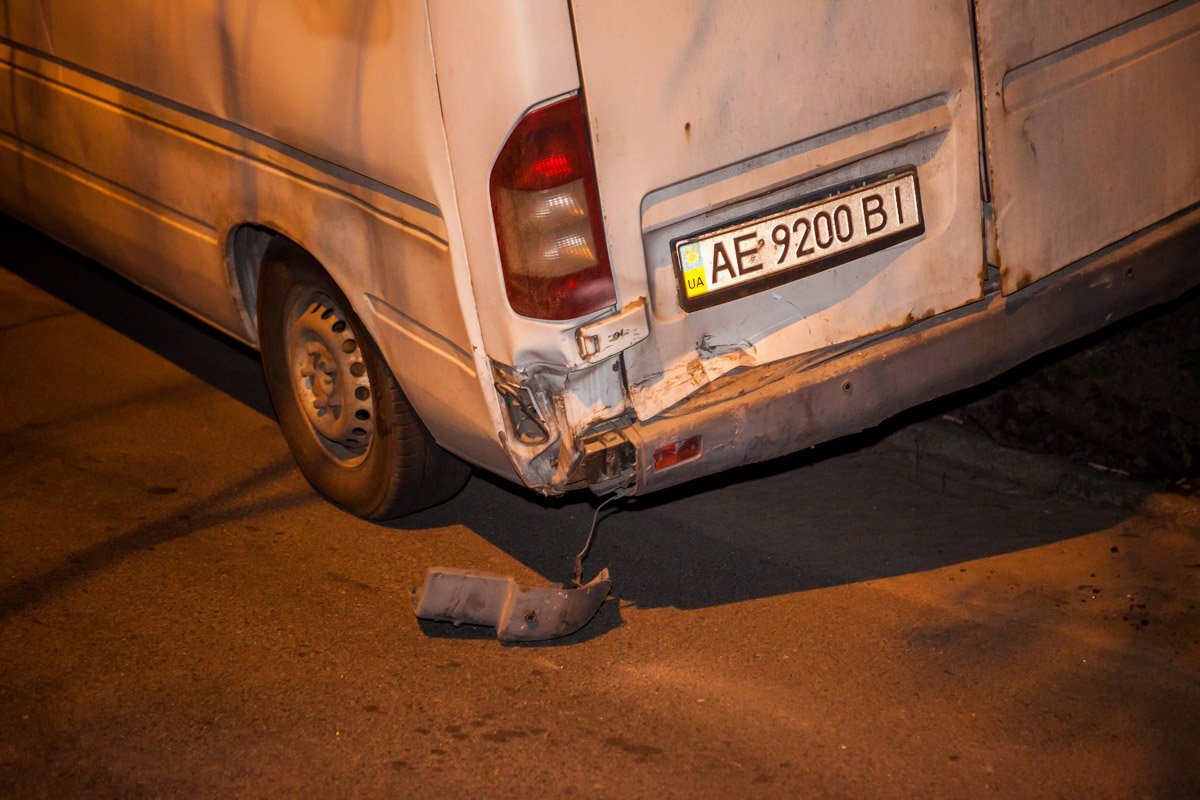 Sprinter отделался вмятинами