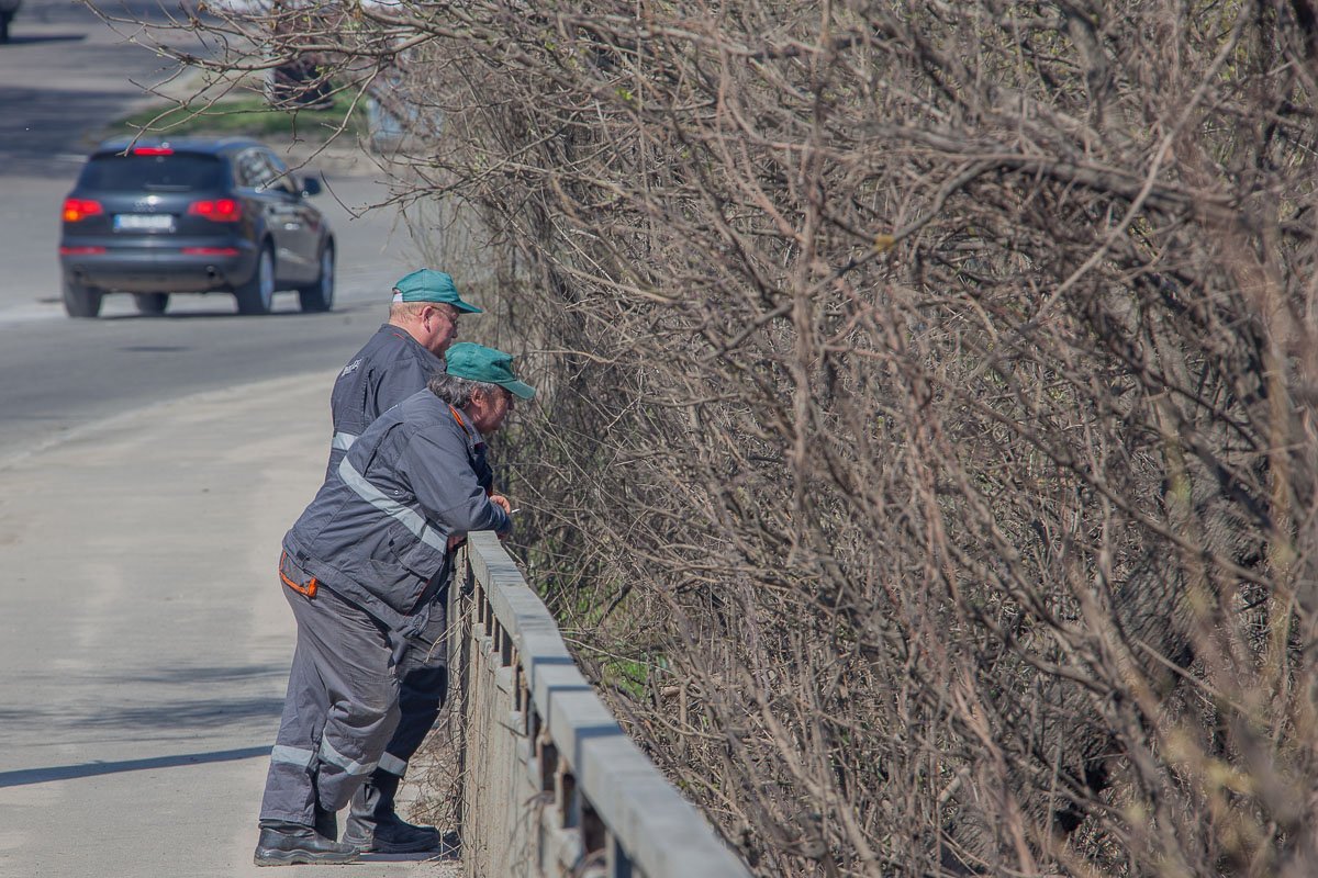 Сотрудники газовой службы также были на чеку 