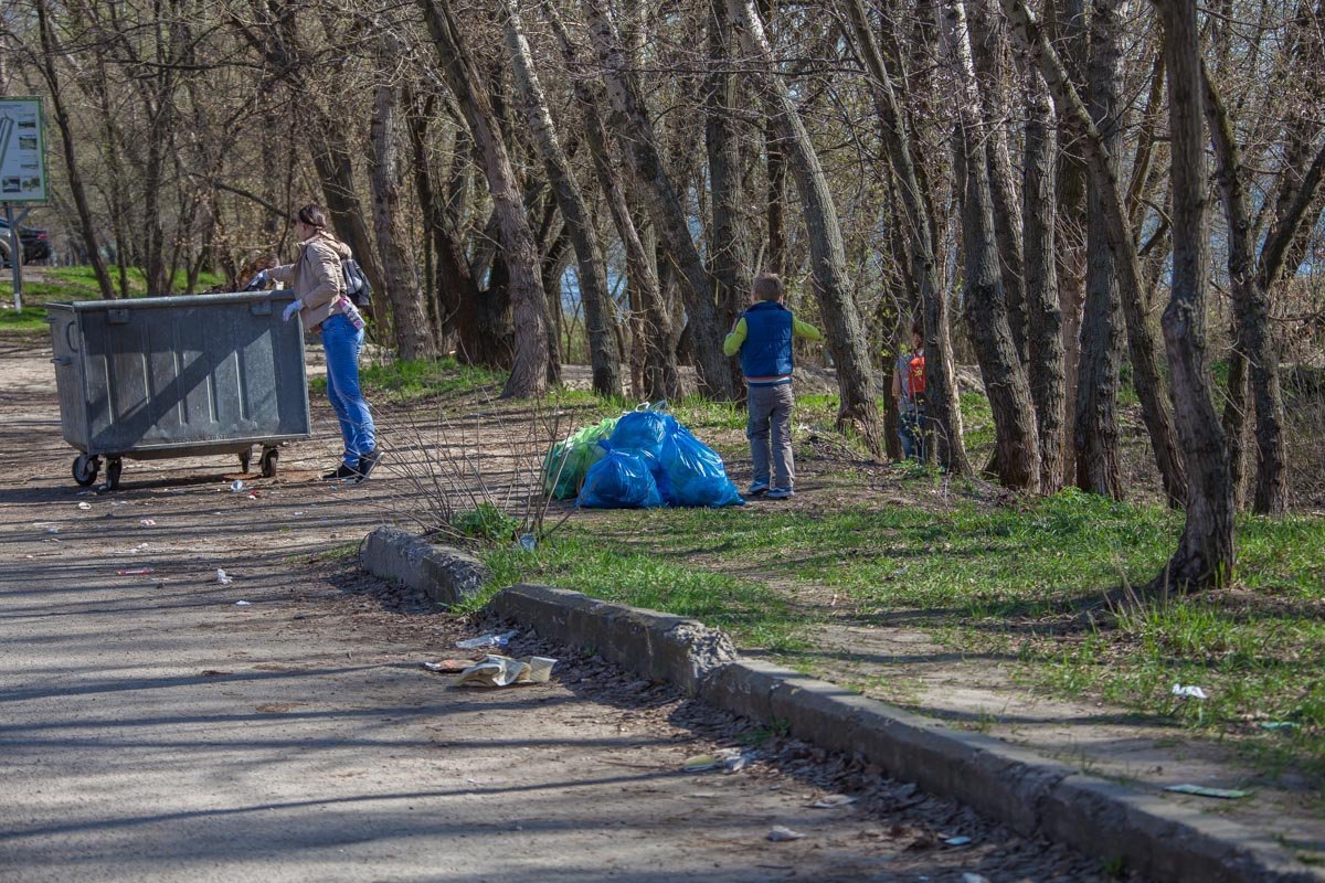 Результат первых нескольких минут субботника