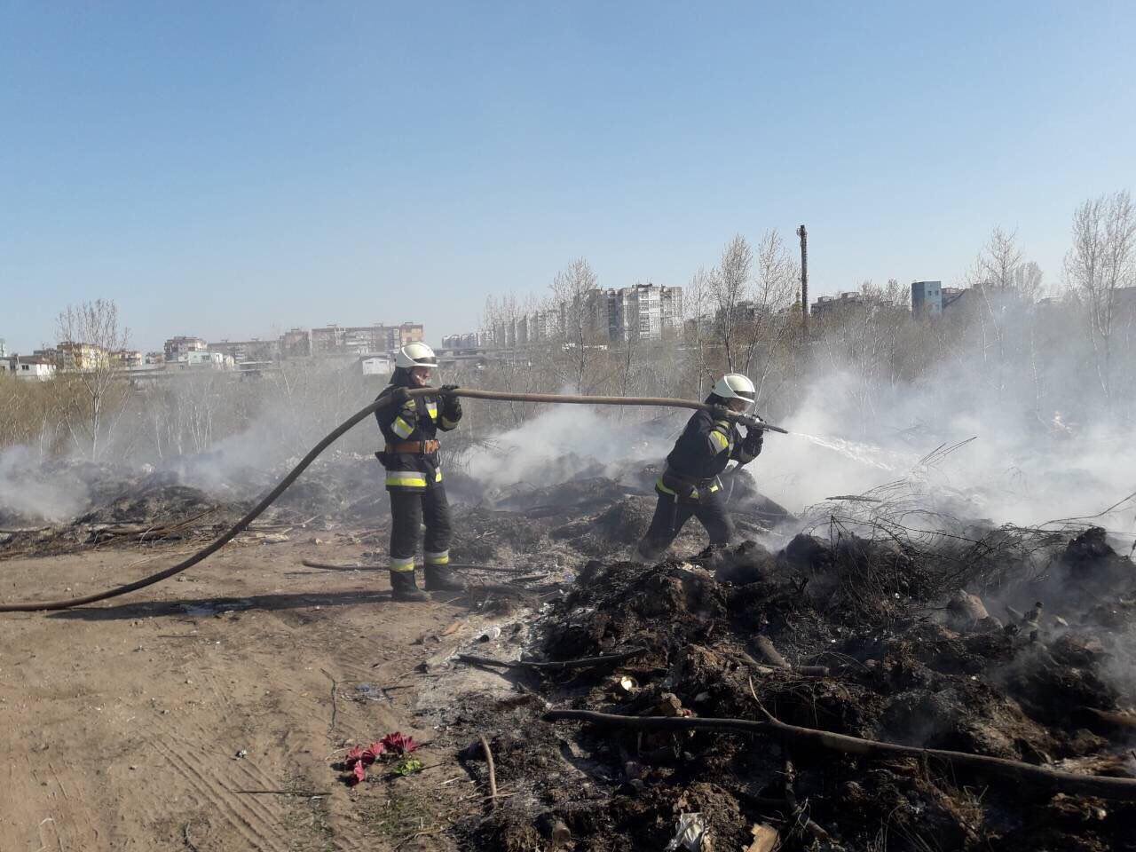 В течении 20 минут пожар был локализован