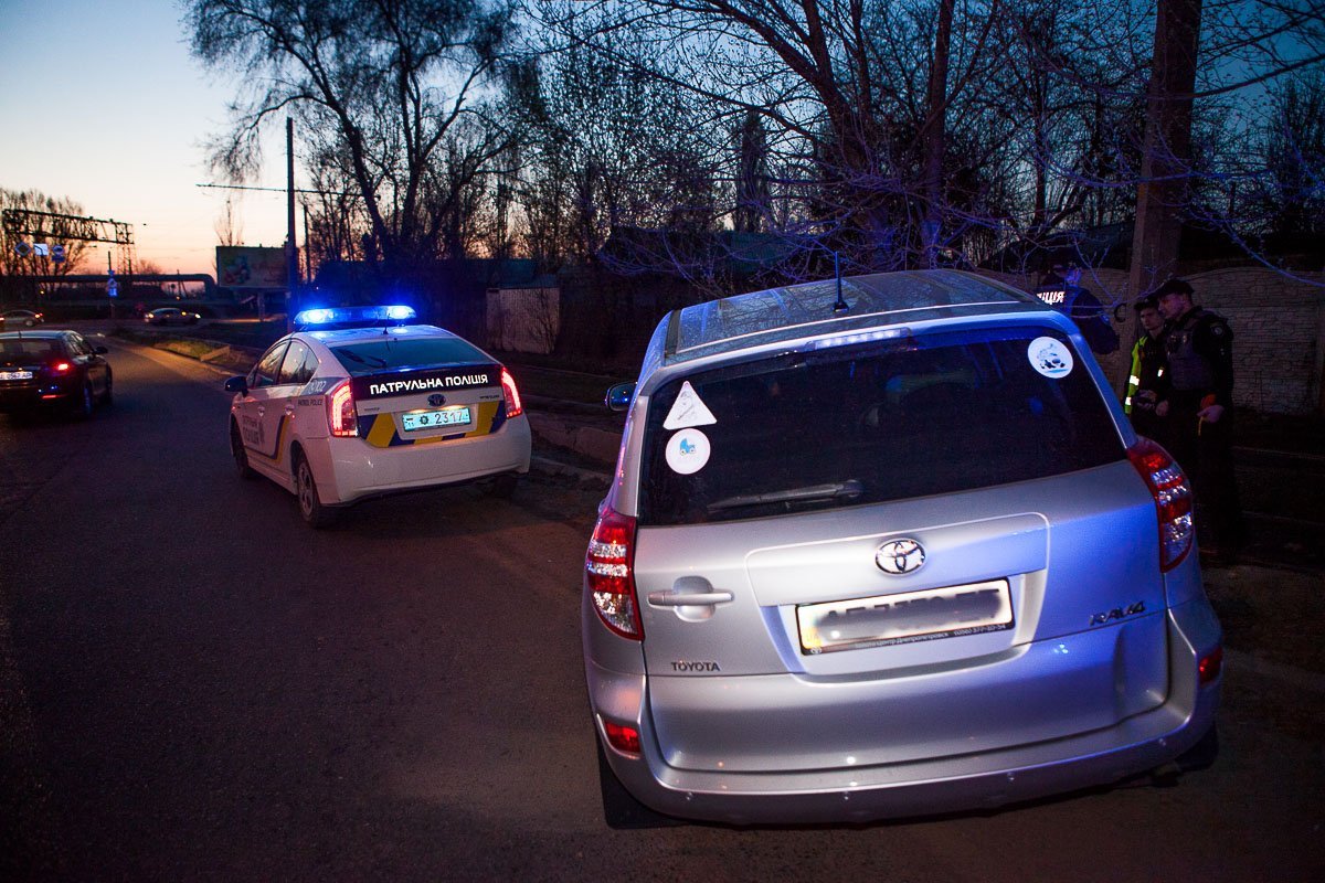 Водитель начал оказывать бурное сопротивление полиции