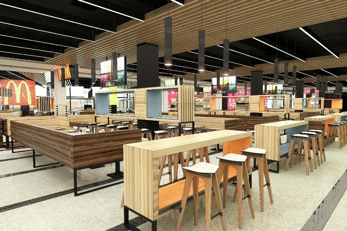 Так запланировано отреставрировать зону фуд-корта Так запланировано отреставрировать зону фуд-корта