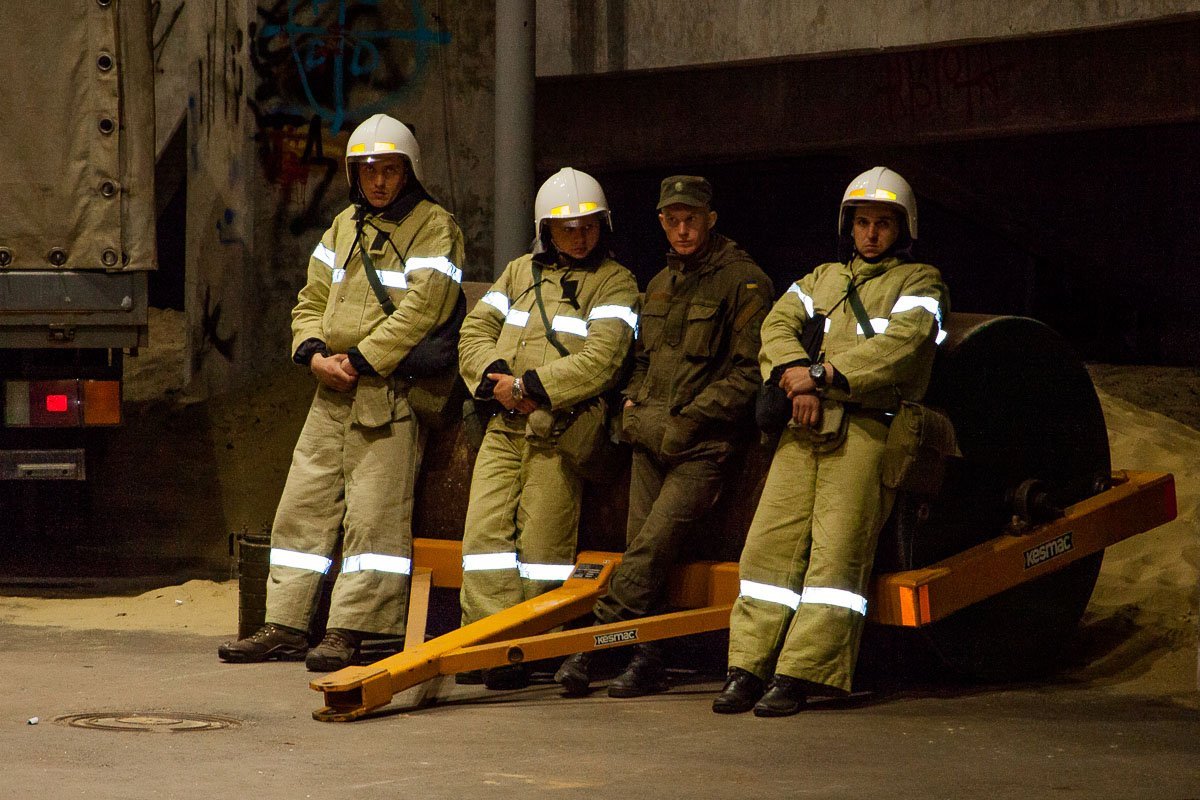 Бойцы ГСЧС скучают без работы