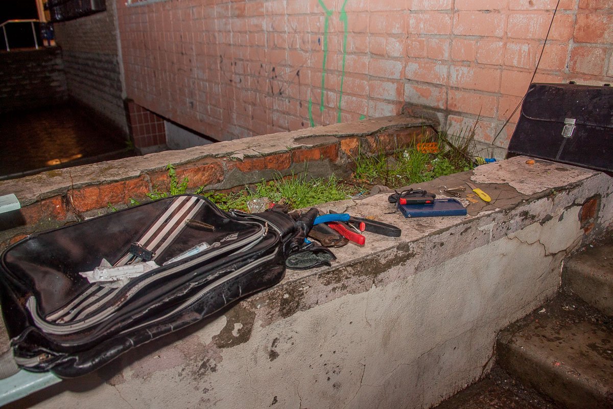 Найденные у задержанных вещи Найденные у задержанных вещи