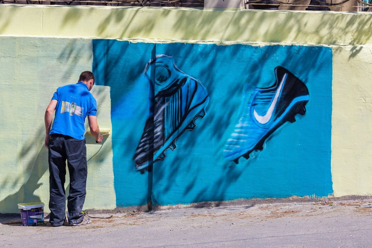 Закрашивали сегодня не только наркотические телеграмм-каналы