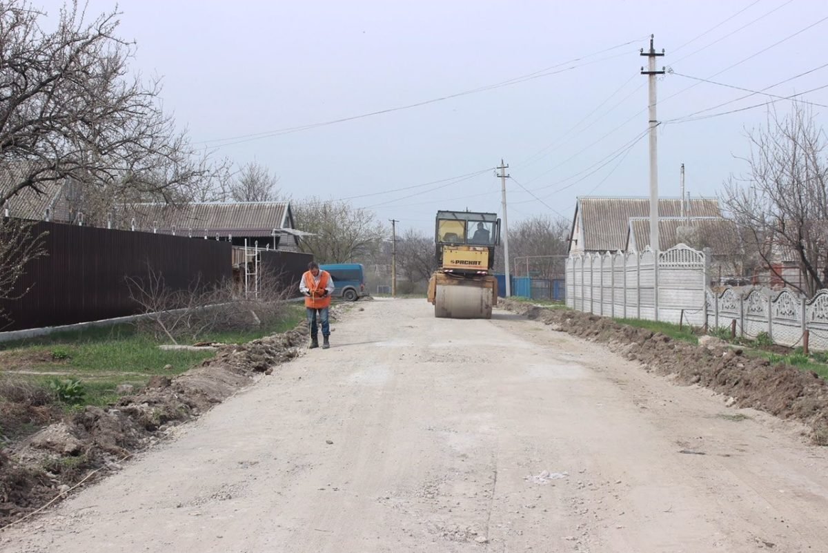 Капитальный ремонт дороги в разгаре