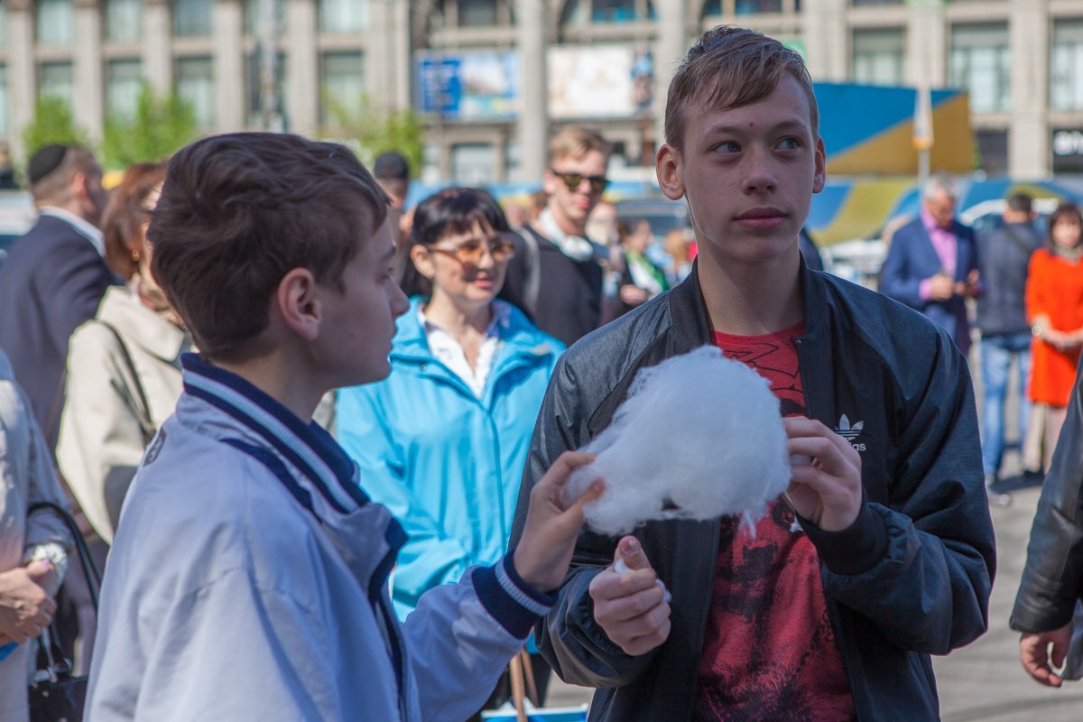 Видимо за кадром есть что-то подозрительное