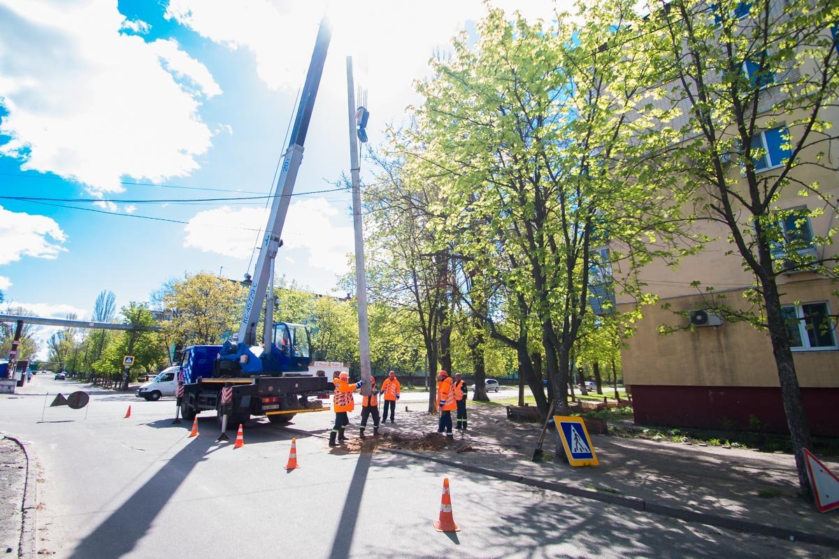 Освещение восстановили на 80 улицах  Освещение восстановили на 80 улицах