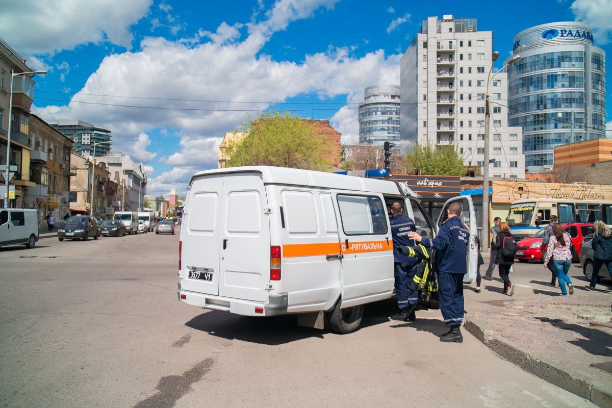 Бойцы аварийно-спасательной части были наготове 