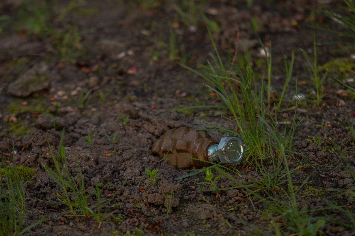 Находкой оказалась ручная граната Ф-1