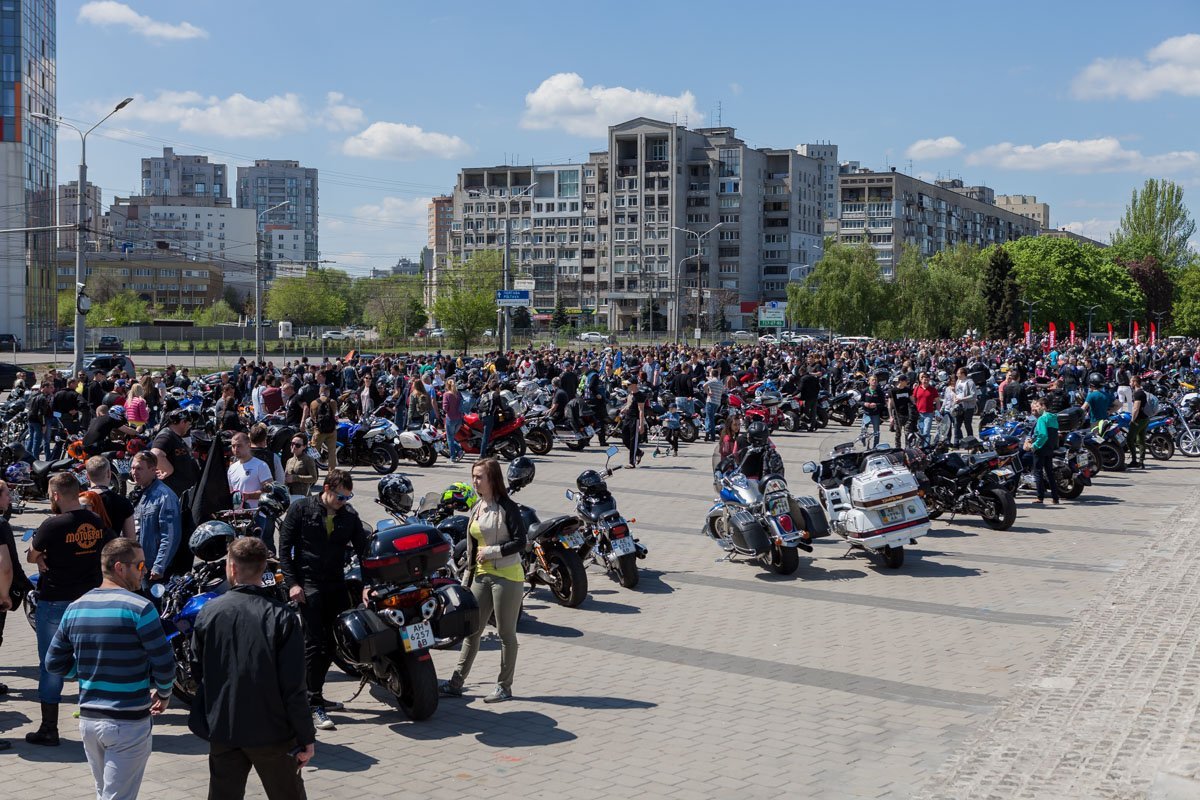 В Днепре началось открытие мотосезона