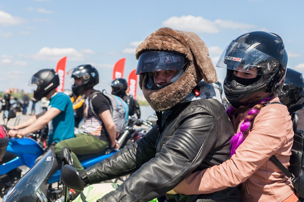 Когда шлем подарила жена