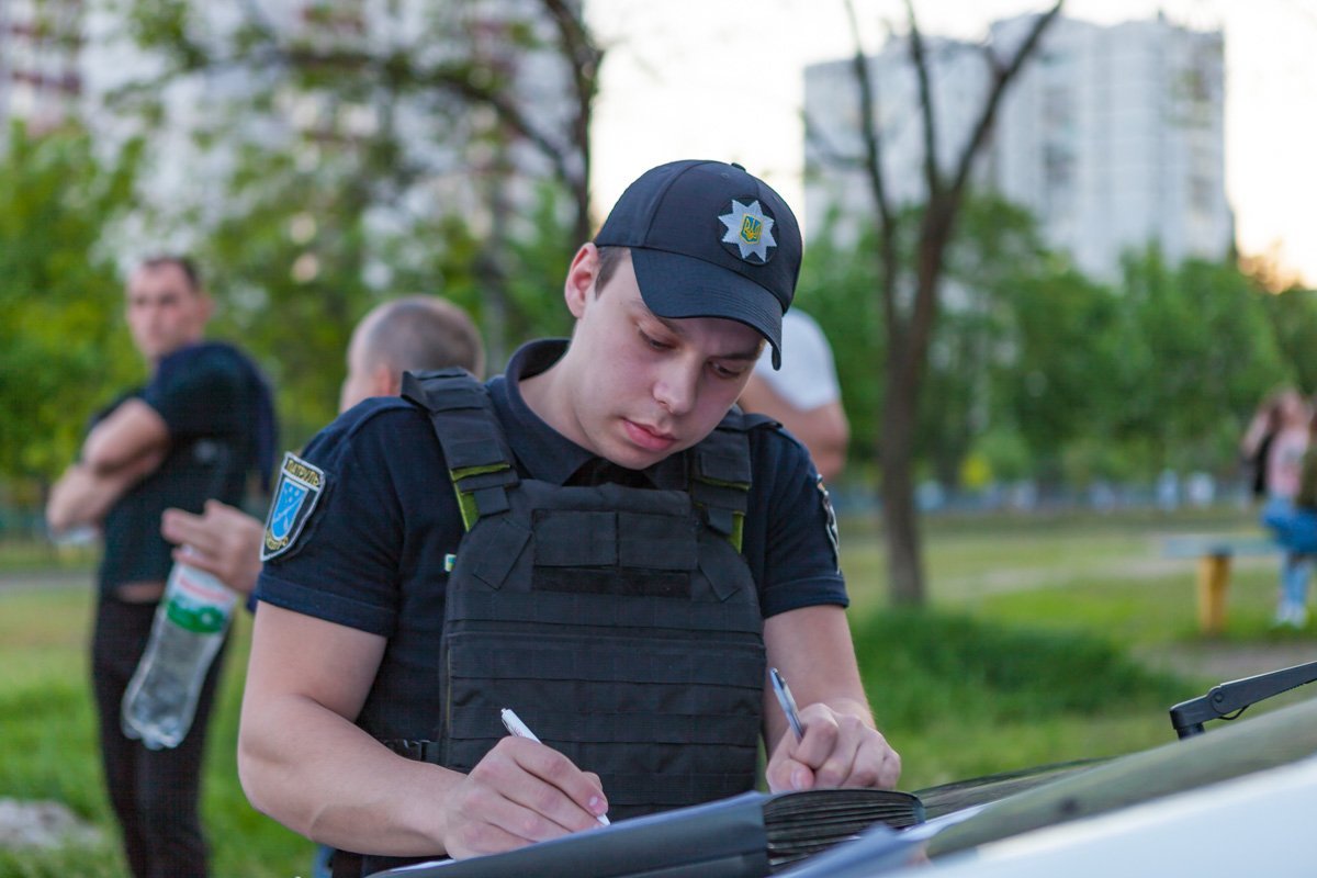 На месте работали сотрудники патрульной полиции На месте работали сотрудники патрульной полиции