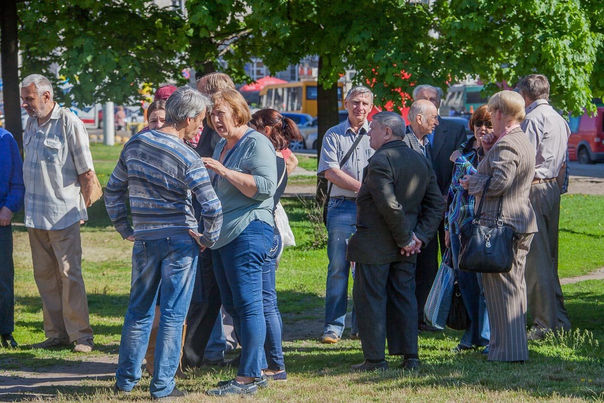 Людей собралось не много, но все с активной жизненной позицией