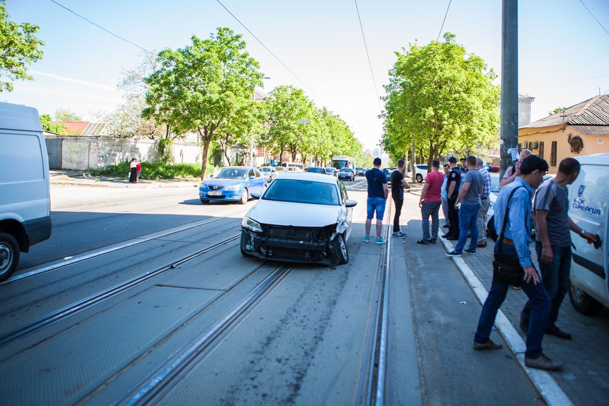 В Volkswagen находился ребенок В Volkswagen находился ребенок