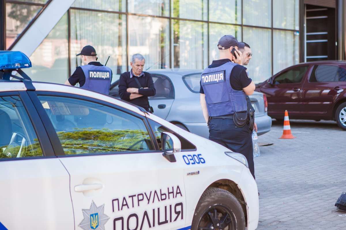 На месте работала патрульная полиция На месте работала патрульная полиция