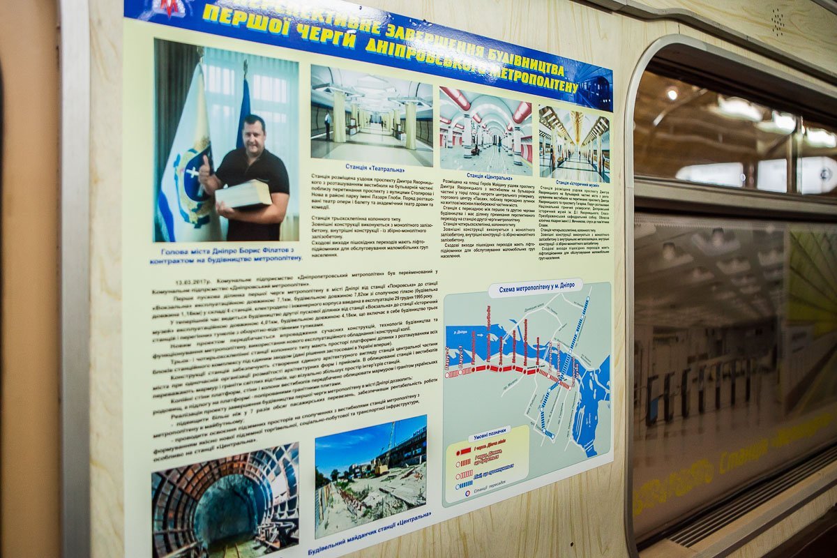 На них подробно описана история метро в нашем городе