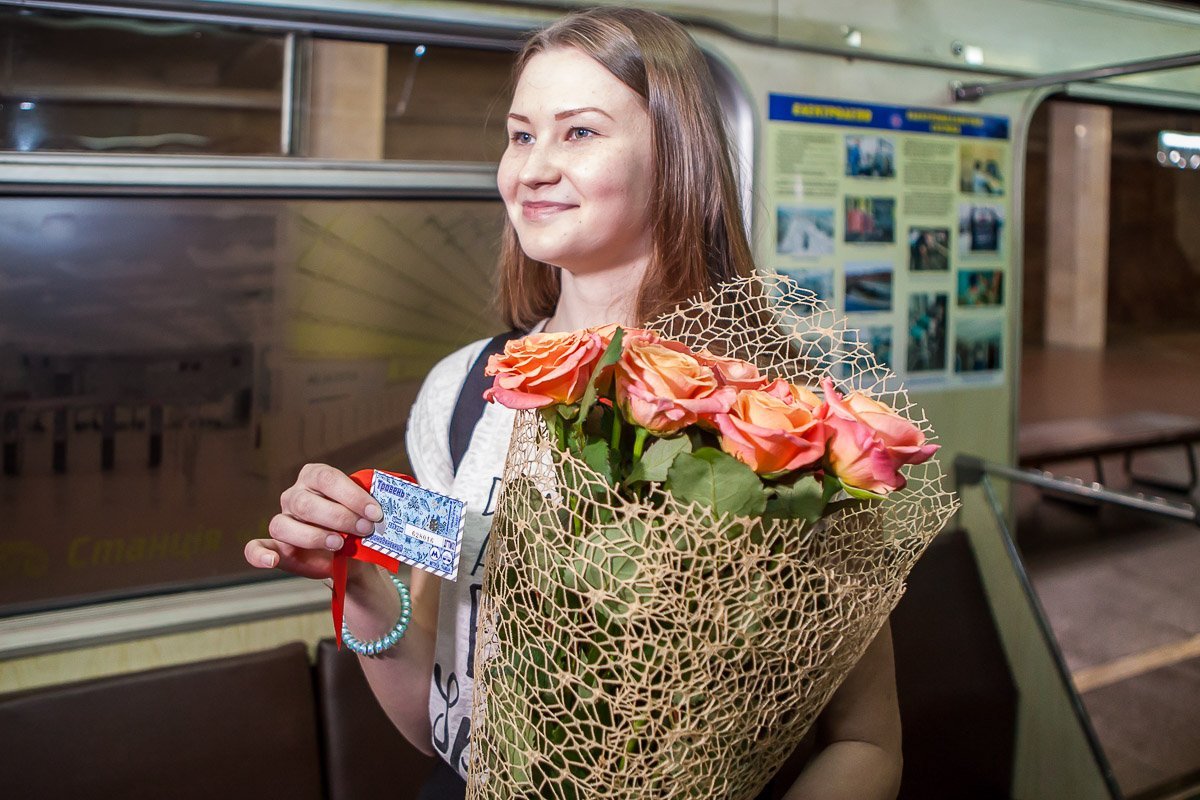 Перед открытием вагона также определили 250-миллионного пассажира метрополитена