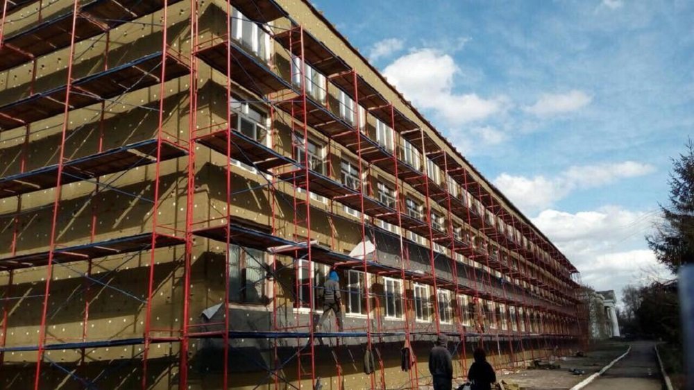 Ремонтные работы в разгаре