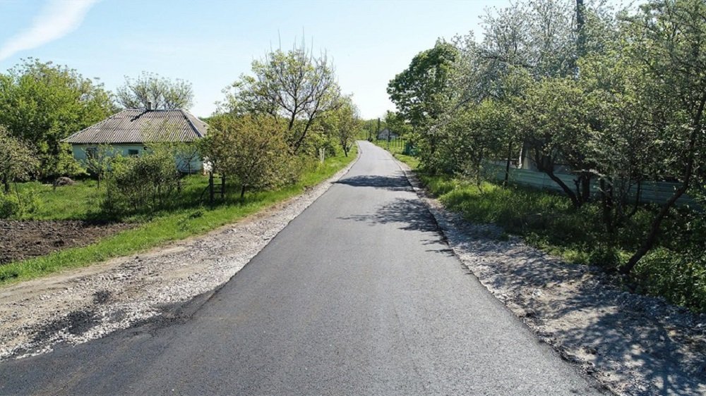 Отремонтированная дорога в Царичанском районе