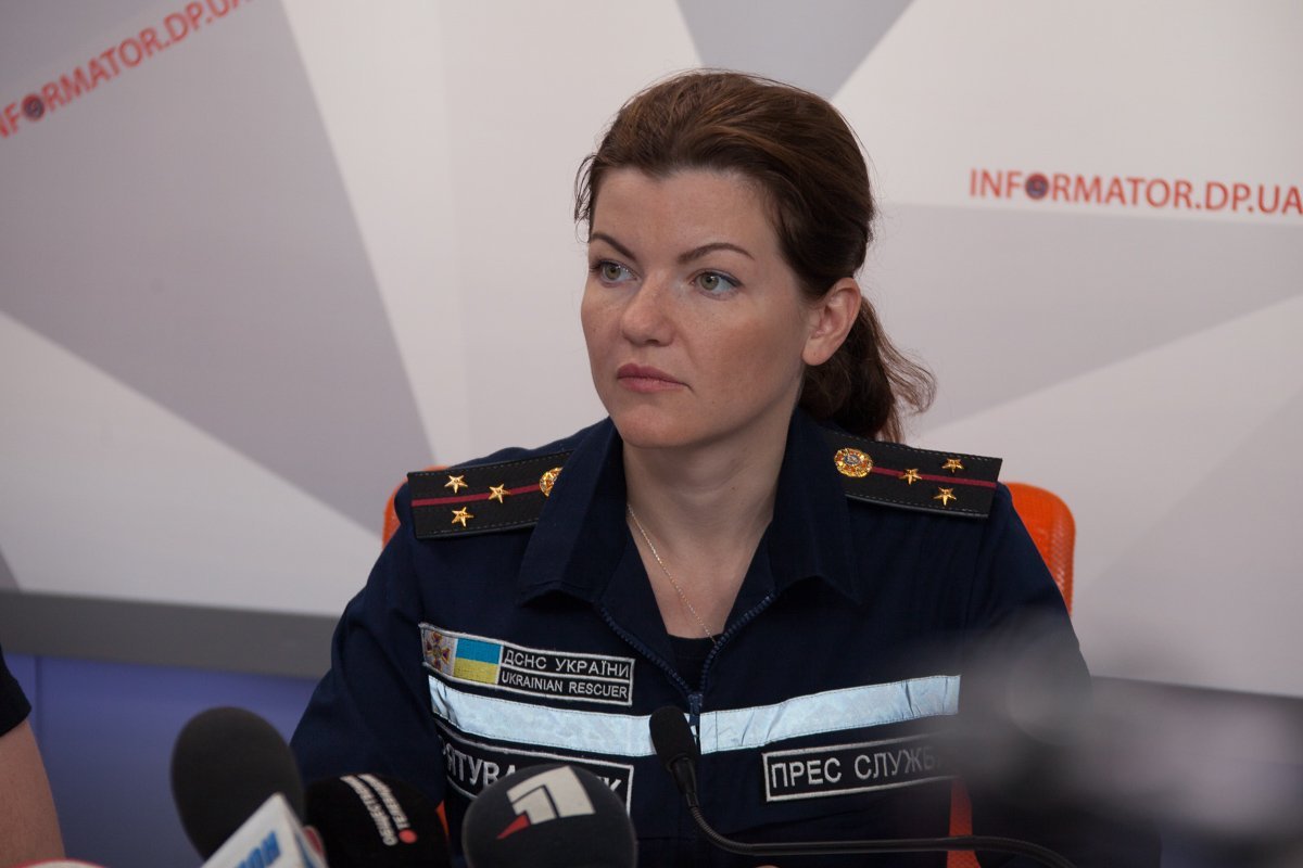 Дарья Гречищева — пресс-секретарь ГСЧС в Днепре и области Дарья Гречищева — пресс-секретарь ГСЧС в Днепре и области