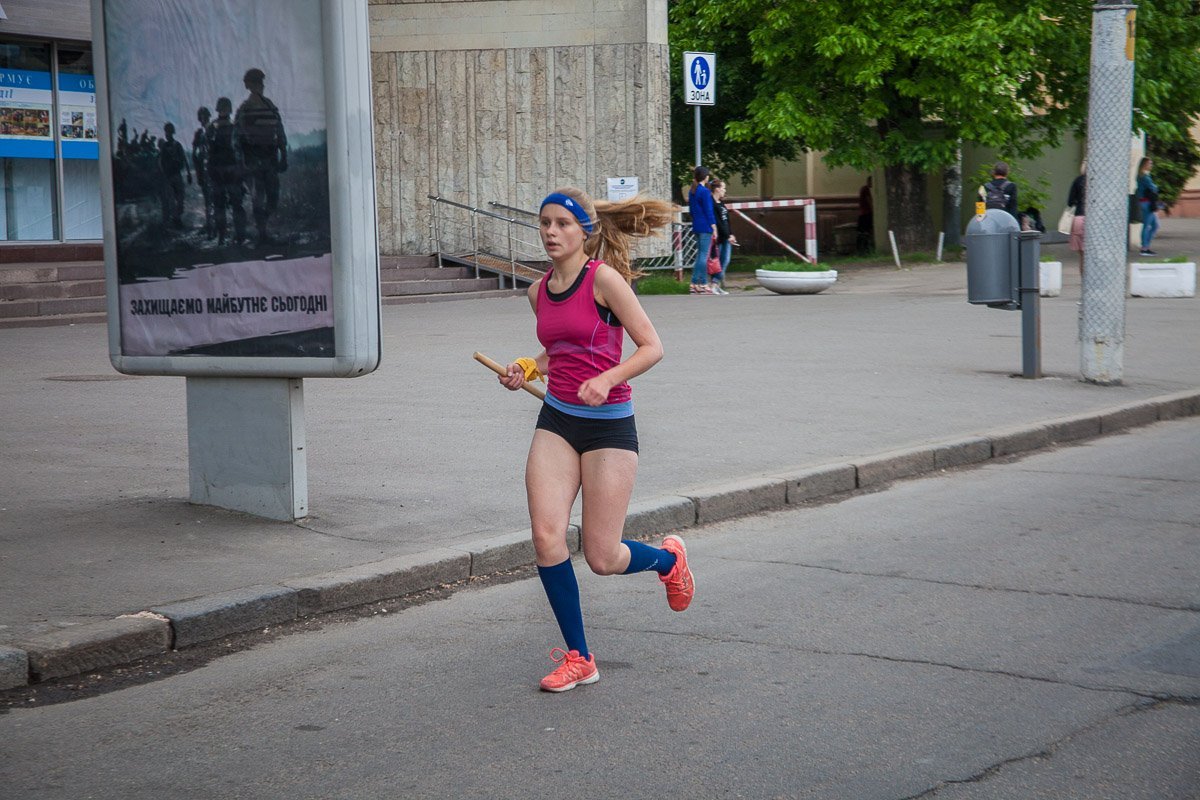 В забеге участвовали ребята разного возраста В забеге участвовали ребята разного возраста