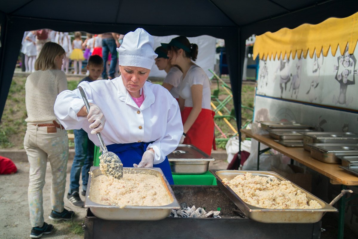 Отведать каши могли все желающие