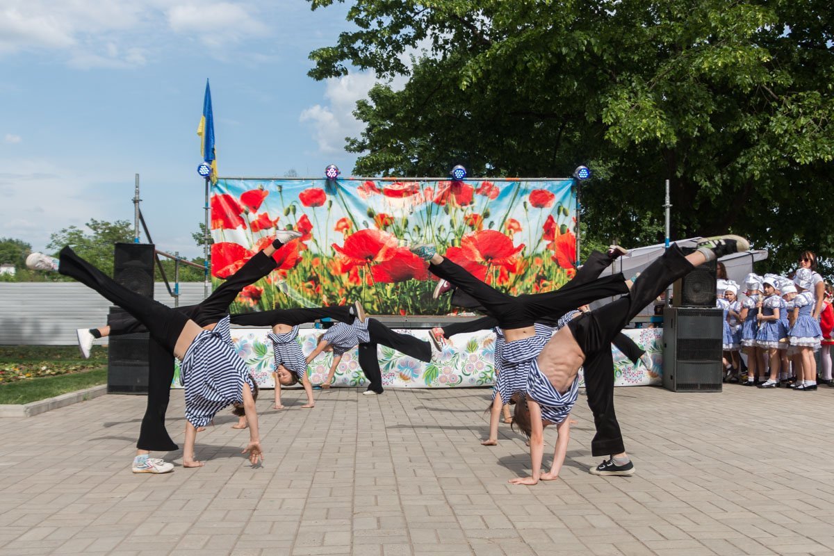 9 мая в парках Днепра царила действительно праздничная атмосфера