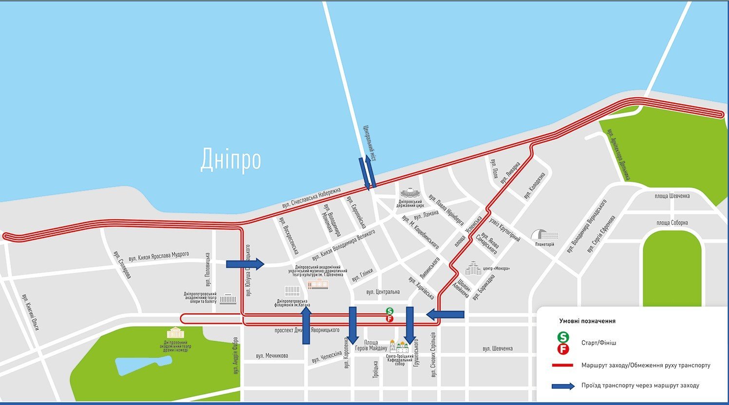 Схема марафона