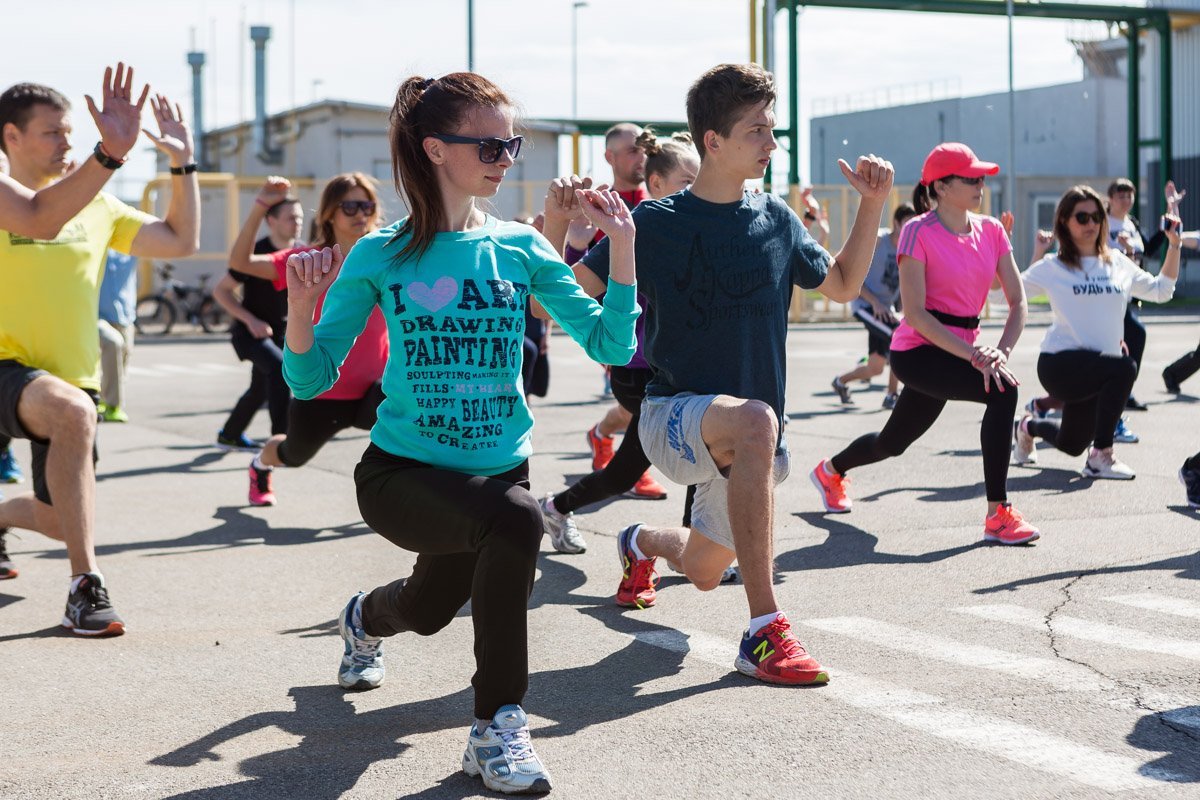 Тренировка заряжает позитивом и энергией Тренировка заряжает позитивом и энергией