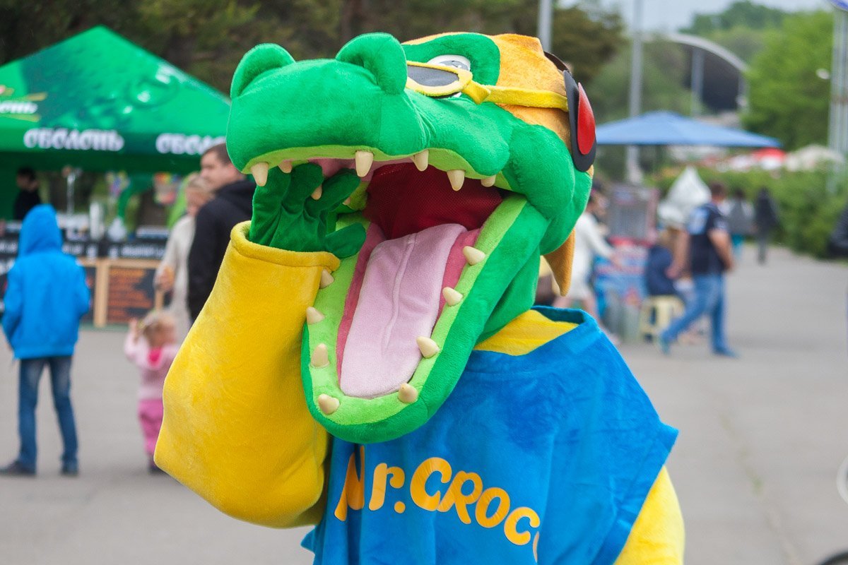 Детей развлекали аниматоры