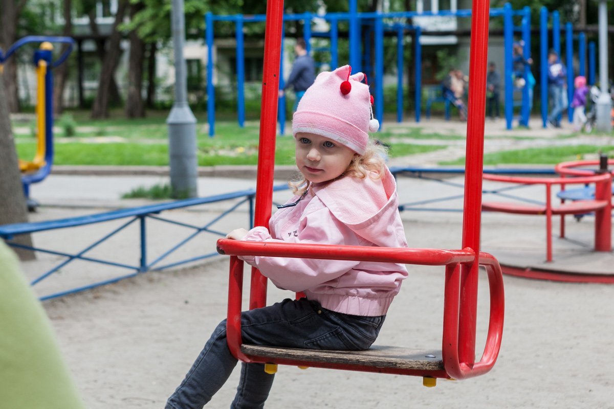 Качелька - это сплошное удовольствие