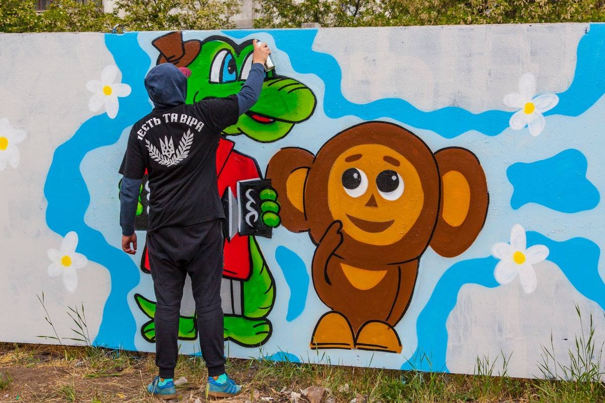 На месте СС "Галичина" появилось новое граффити На месте СС "Галичина" появилось новое граффити