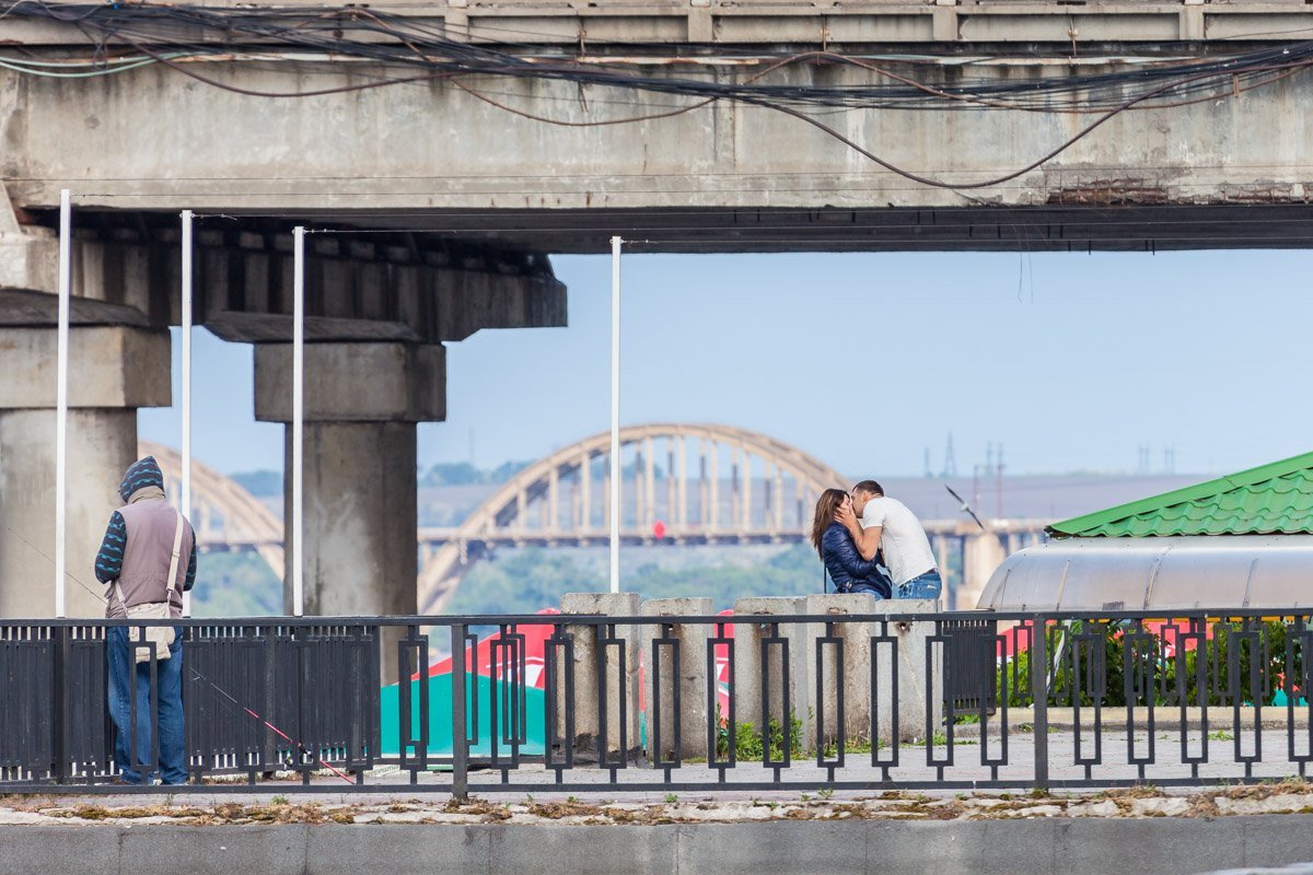 Взял девушку на рыбалку