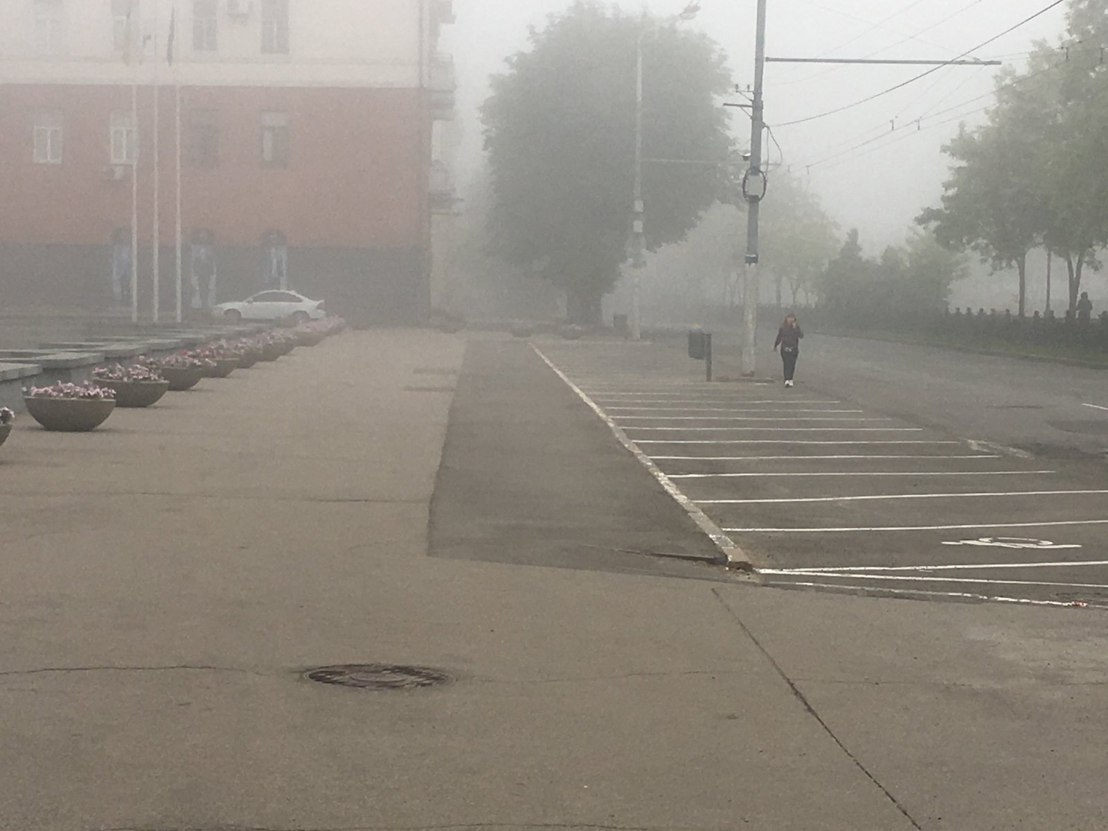 Девушка поняла, что транспорт ждать бесполезно, так как водитель ее просто не заметит, поэтому решила прогуляться пешком