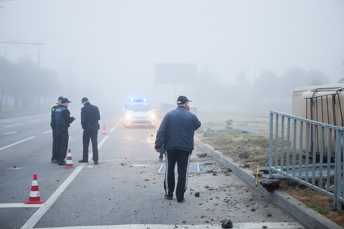 На месте работали сотрудники патрульной полиции На месте работали сотрудники патрульной полиции