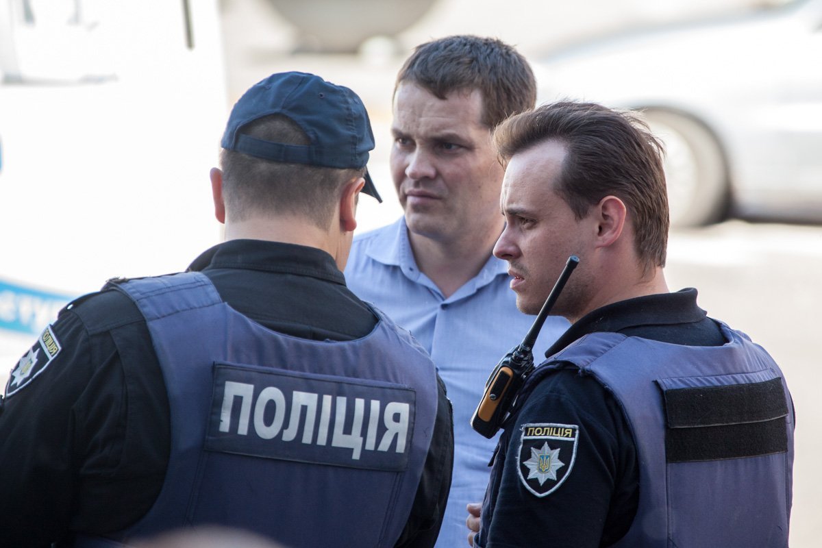 За порядком следили правоохранители