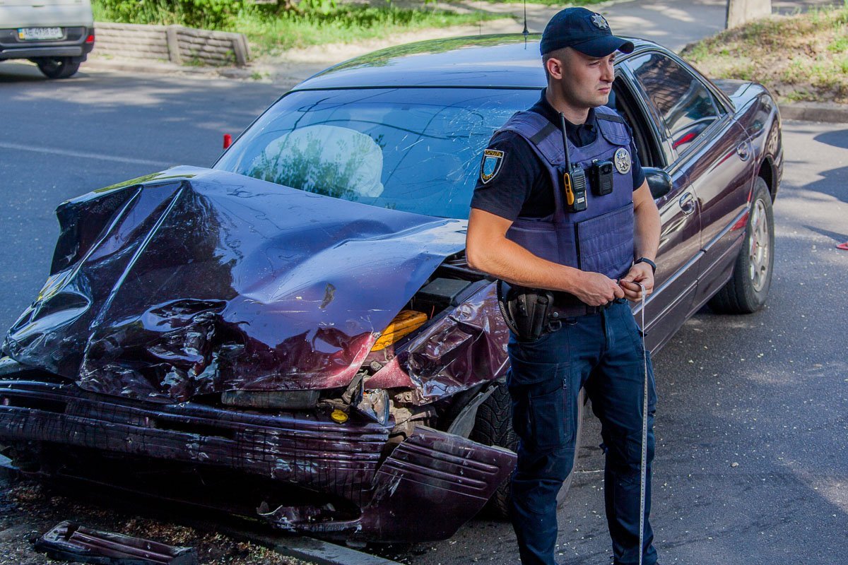 На месте работали сотрудники патрульной полиции На месте работали сотрудники патрульной полиции