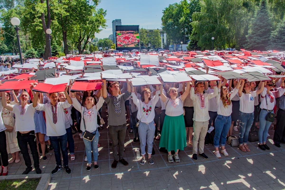 Количества участников флешмоба было куда больше полторы тысячи человек