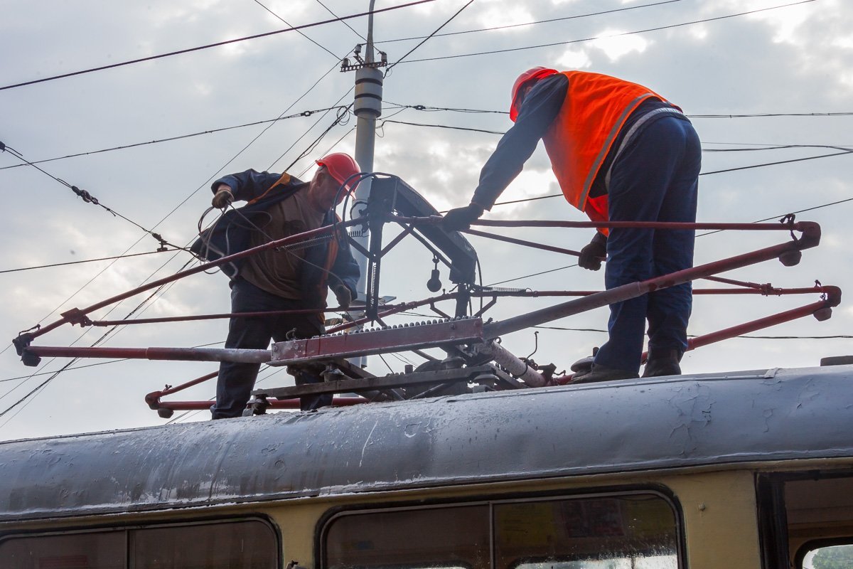 Задымление возникло в пантографе 