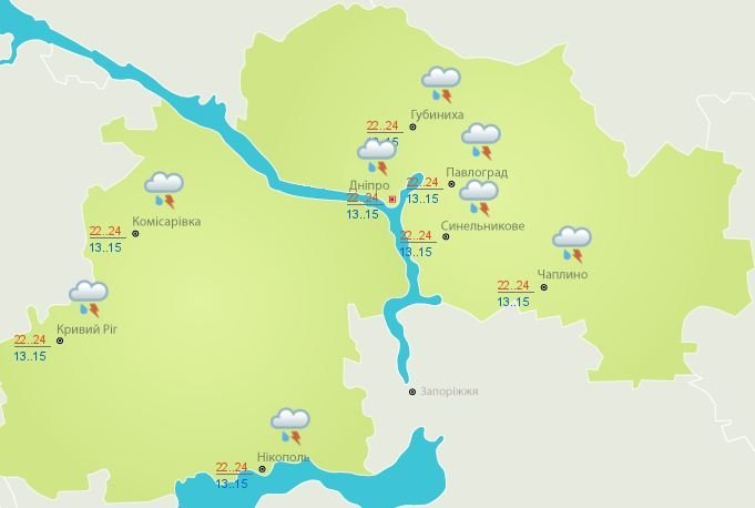 Данные гидрометцентра