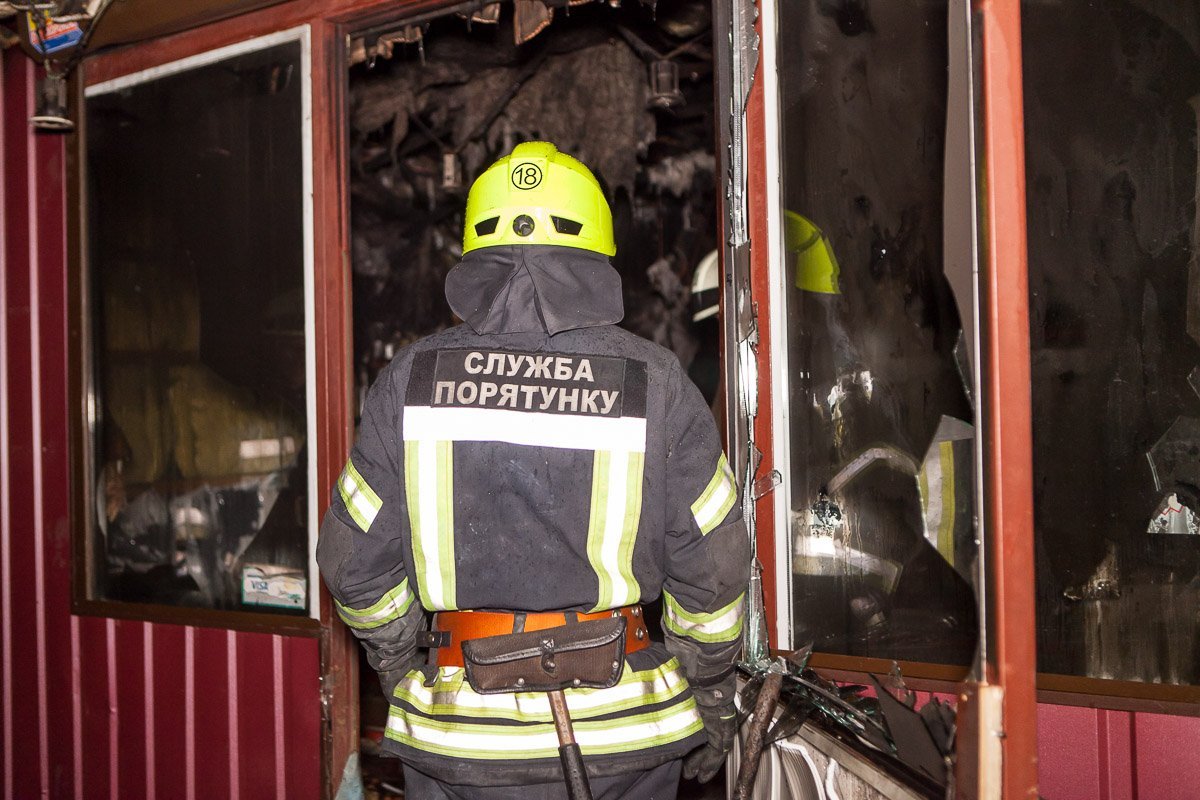 На Петра Колнышевского был пожар