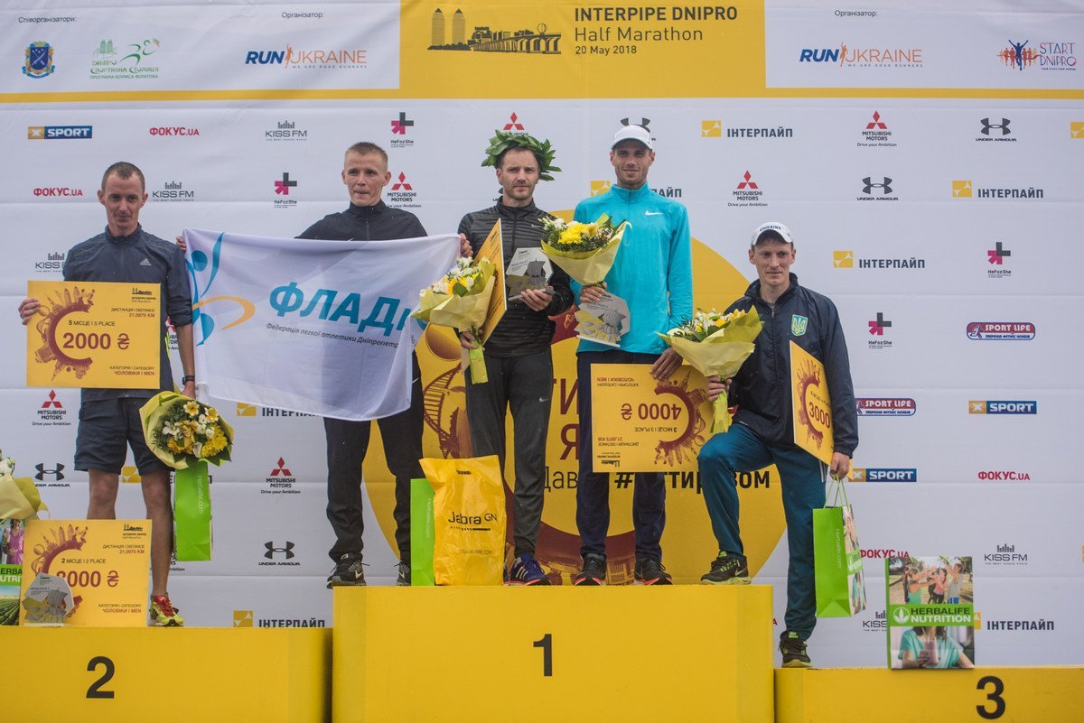 Победители в дистанции на 21 км среди мужчин