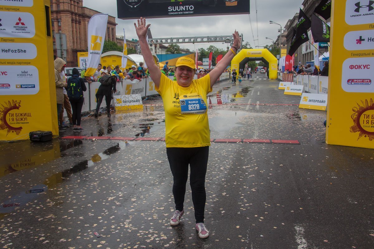 На финише сложно сдержать эмоции