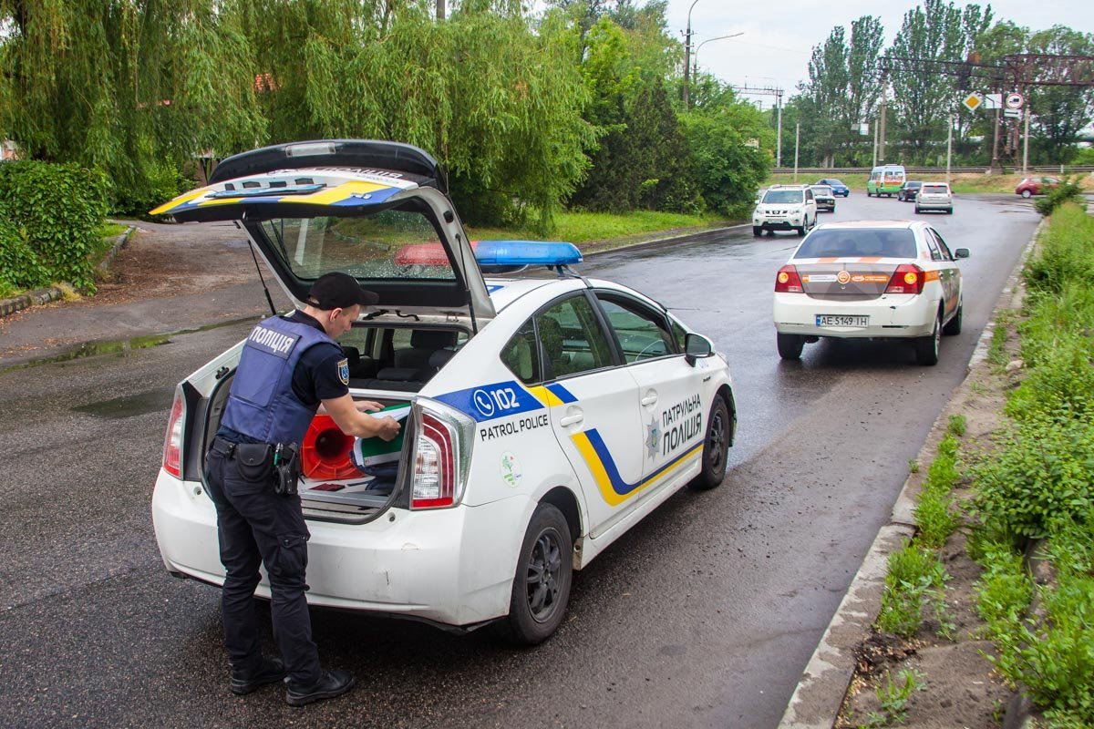 На месте работала патрульная полиция На месте работала патрульная полиция