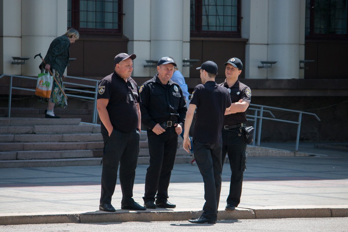 Для обеспечения порядка на территории находились правоохранители Для обеспечения порядка на территории находились правоохранители