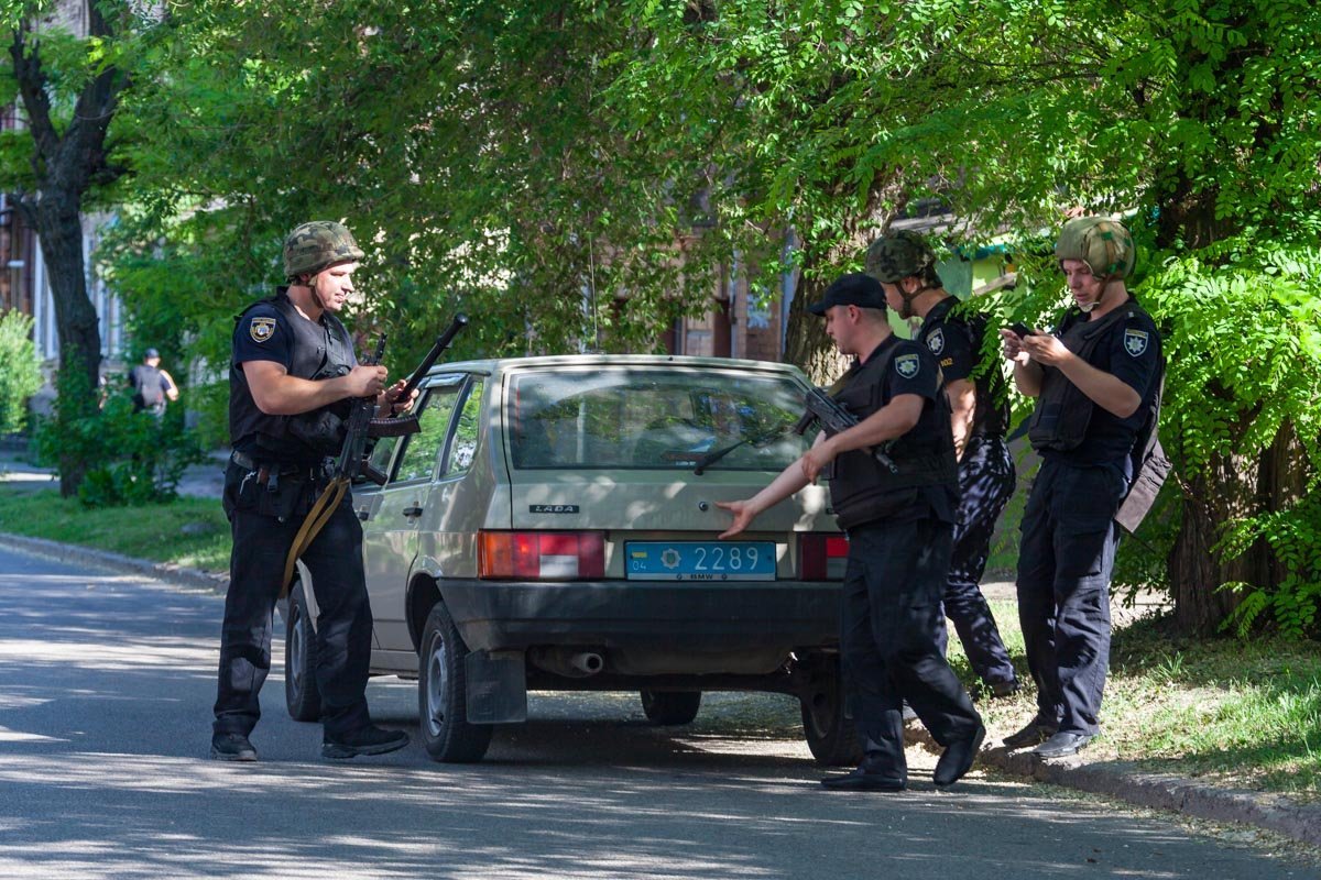 Часть улицы Бородинской была оцеплена