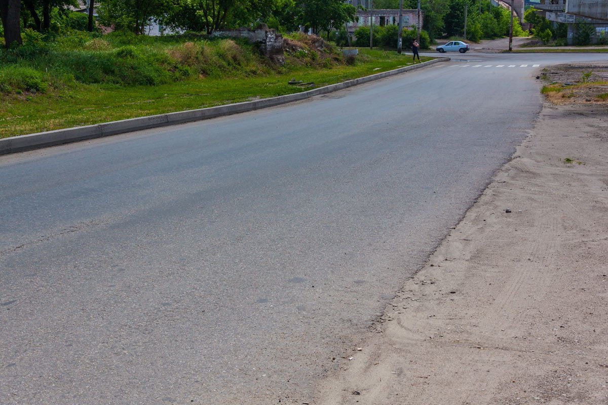 На улице Кайдакский шлях отремонтировали 29,68 км² покрытия