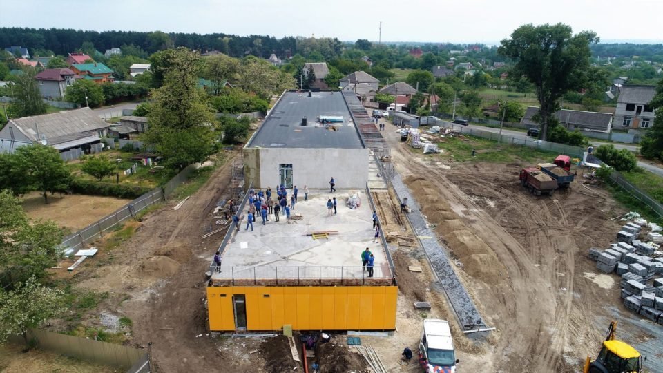 Ход строительство детского сада в Обуховке Ход строительство детского сада в Обуховке