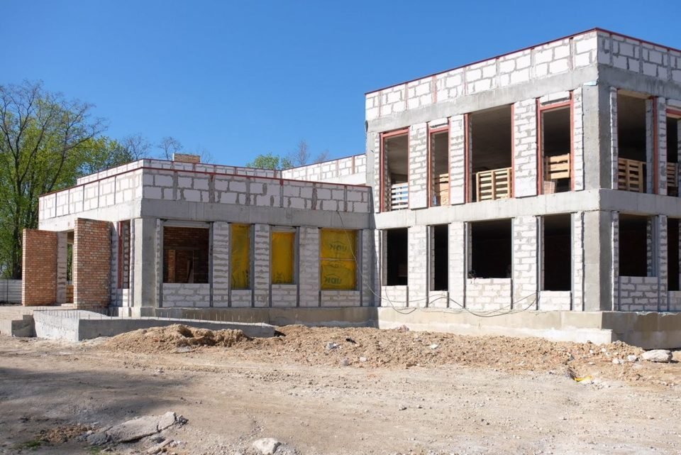 Процесс строительства  Процесс строительства